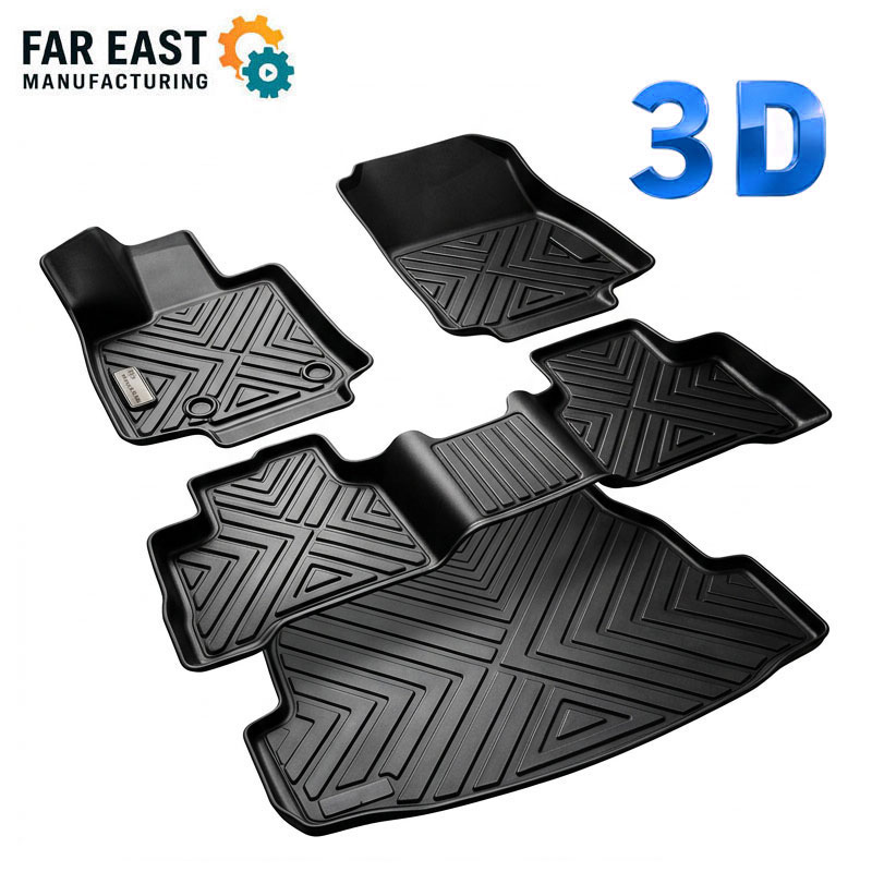 3D TPE ကားကြမ်းခင်းဖျာ